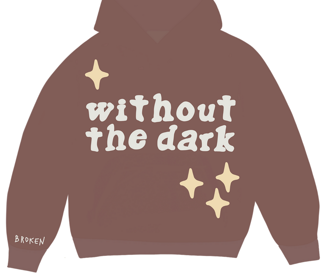 Wit hout the dark see starss casual street plus fleece hoodie