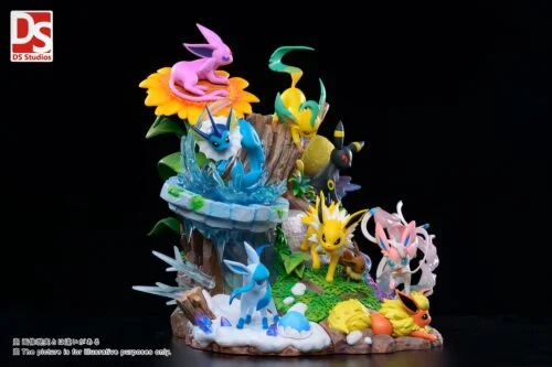 Eevee Family - Pokemon Resin Statue - DS Studios [In Stock]