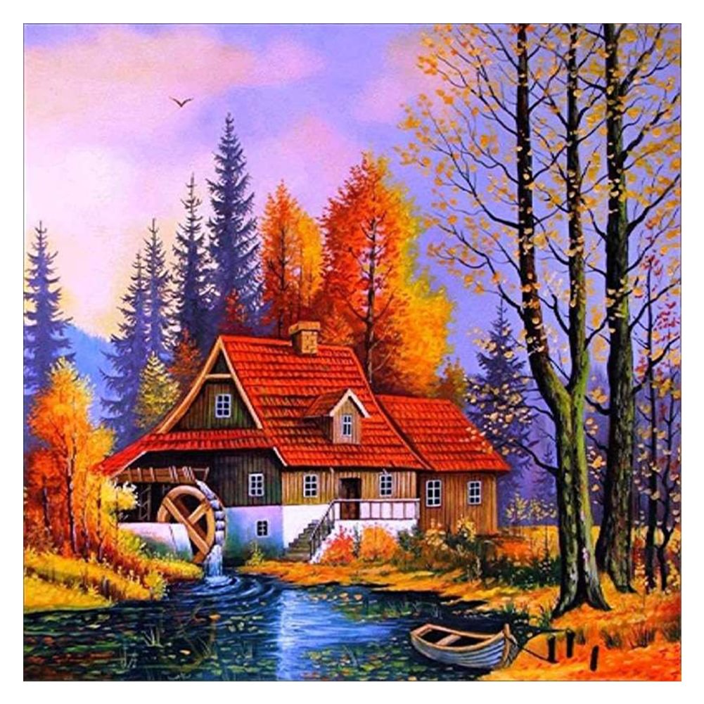 Autumn - 11CT Stamped Cross Stitch(50*50cm)