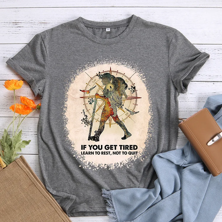 If You get tired learn to rest , not to quit Hiking T-Shirt-011028-Annaletters