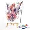 Butterfly Girl-Paint by Numbers Acrylic Paintingg 50*60CM(Watercolor)