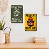 2PCS Smokey Bear - Metal Tin Signs Set(8*12Inch/12*16Inch) - Animal