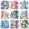 (Multi-Style) Cute Snowman-18CT Stamped Cross Stitch 30*30cm/11.81*11.81in tapestrymarket