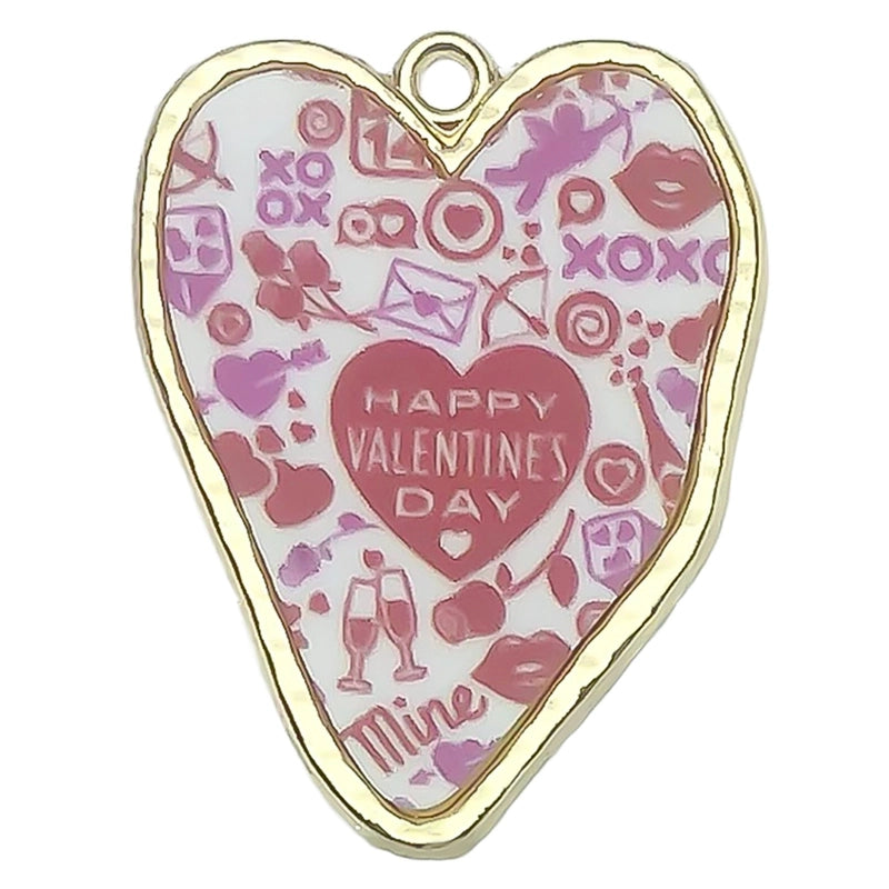 1 Piece 13*30mm 15x25mm 31x24mm Zinc Alloy XOXO Letter Heart Shape Pendant Jewelry Accessories