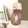 Motif fleur en bois - vase artisanal 5d bricolage