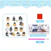 DIY Diamond Painting Sticker Diamond Art Stickers Arts and Crafts Decorative Diamond Stickers for Birthday Party Halloween Christmas Gifts (Kitten Pumpkin)