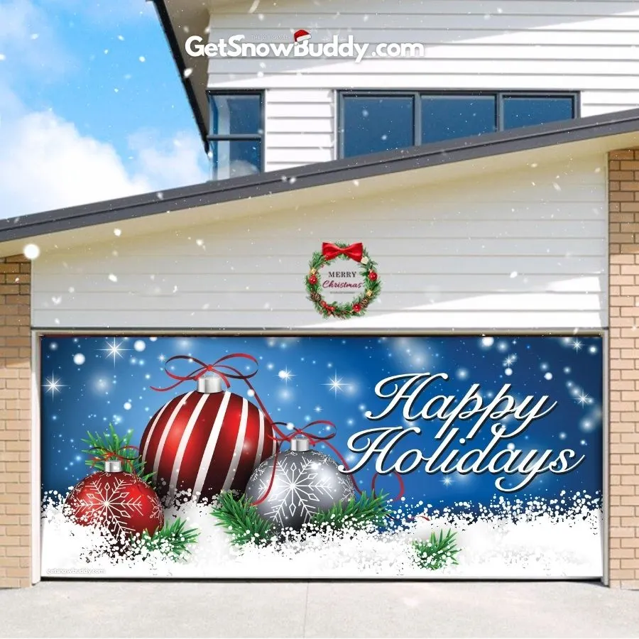 SnowBuddy Garage Door Covers Christmas 2024 Buy 2 Free Shipping