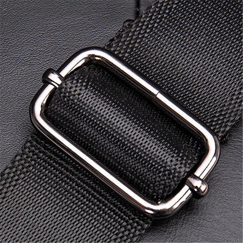 Irregular Shape Leather Zipper Daily Chest Bag Crossbody Packs