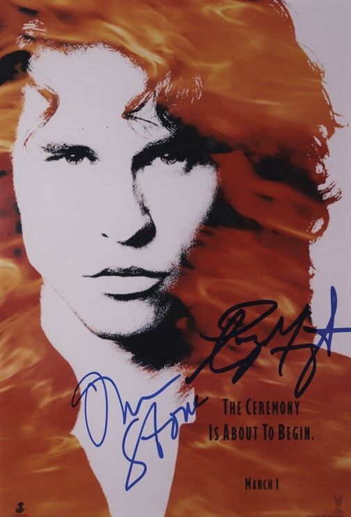 THE DOORS Signed Photo Poster paintinggraph - Rock Band - Ray Manzarek / Oliver Stone - preprint