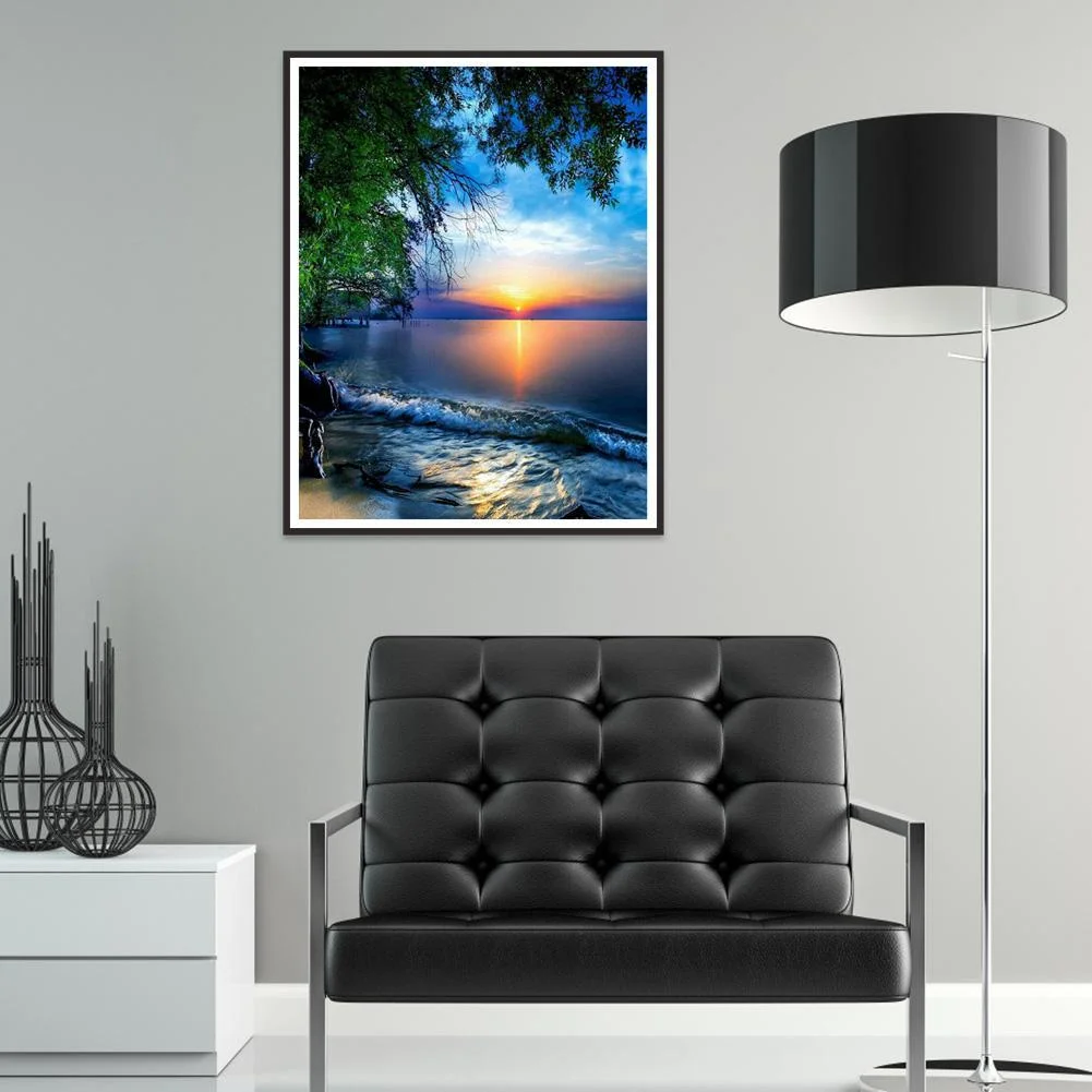 Diamond Painting - Full Square Drill - Sunset Coast(30*40cm)