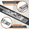 [US Local Warehouse] 10 Packs Lever Extension Flush Bolt 16.54in Latch Slide Bolt Lock Solid Stainless Steel French Door Locks for Commercial Applications Store School Office
