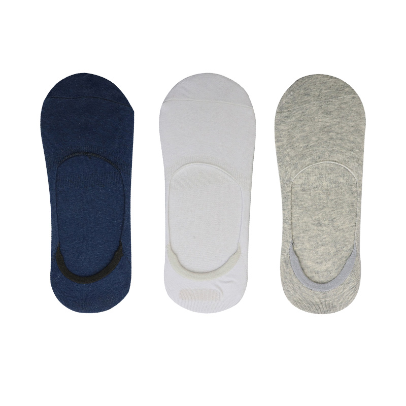 Soloyy 3 Pairs/Lot Men's Bamboo Breathable Invisible Socks Casual  Boat Non-Slip No Show High Quality Low Cut Cotton Sock