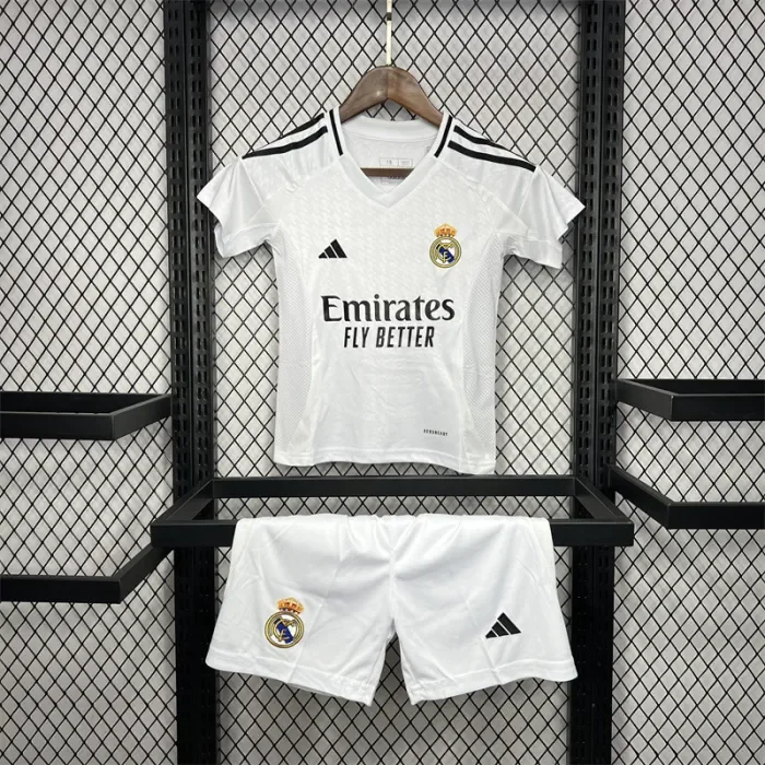 2024/2025 Real Madrid Home Football Shirt 1:1 Thai Quality Kids Size