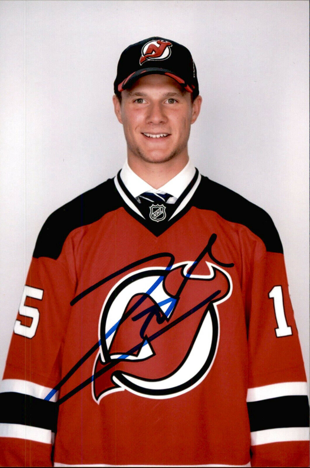 Pavel Zacha SIGNED 4x6 Photo Poster painting NEW JERSEY DEVILS