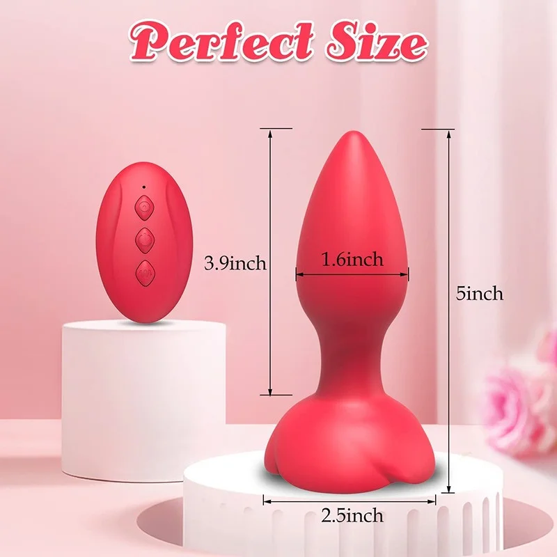 Rose Toy - Anal Vibrator Rose Sex Stimulator