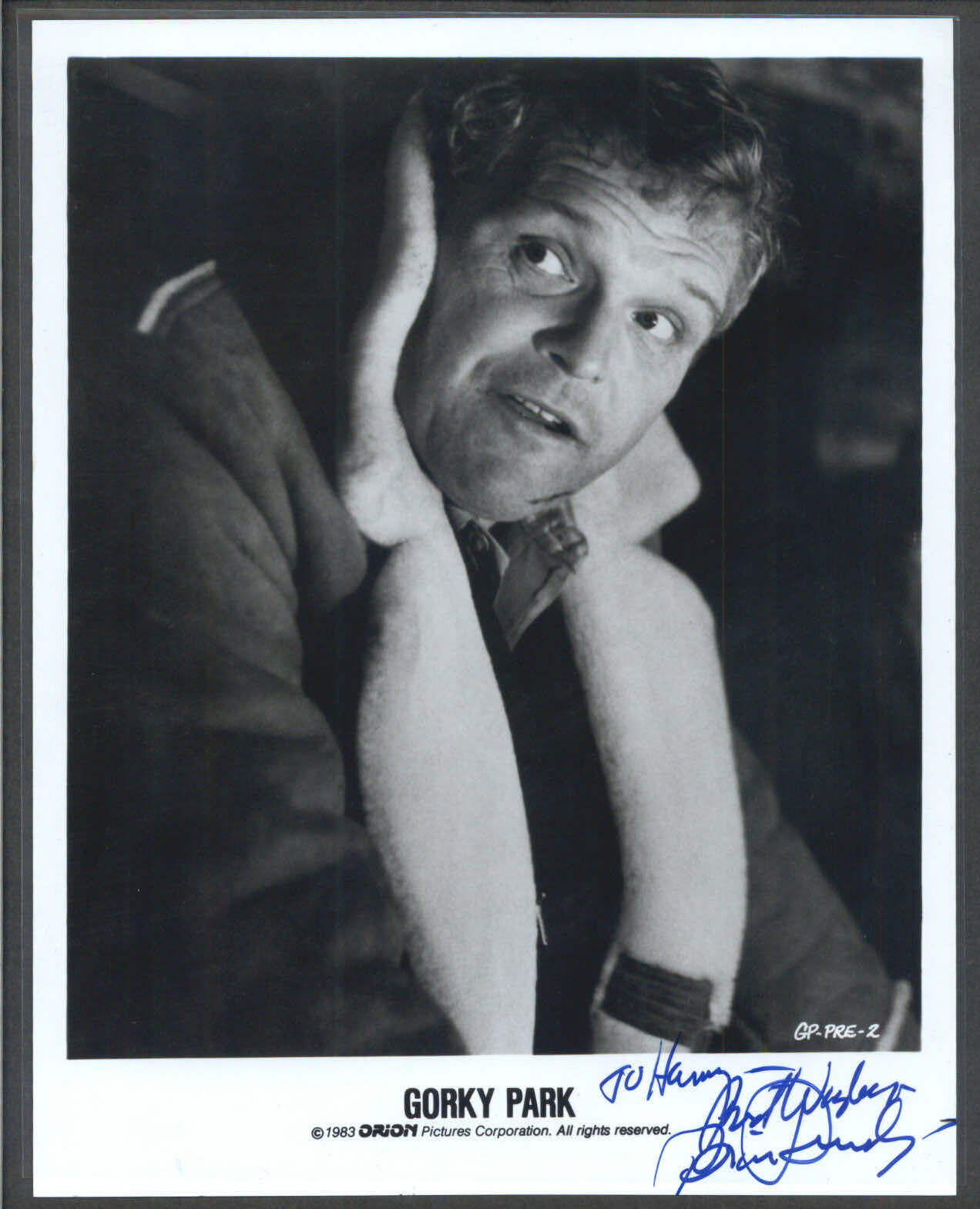 Brian Dennehy - Signed Autograph Movie Still - Gorky Park