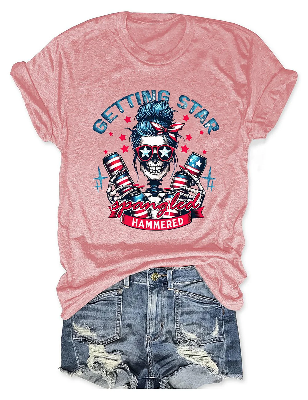 Getting Star Spangled Hammered T-shirt