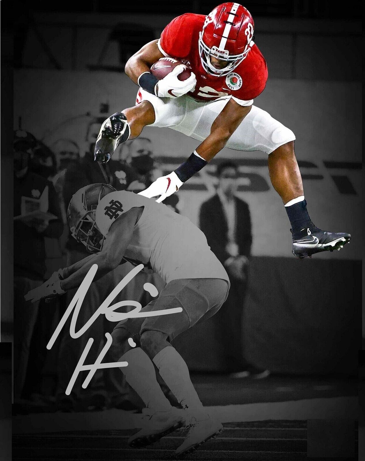 Najee Harris Autographed Signed 8x10 Photo Poster painting ( Alabama Crimson Tide ) REPRINT