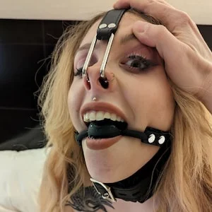 300px x 300px - BDSM Locking Collar Nose Hook and Silicone Ball Gag,Bondage Restraint Set  Fetish Gear Role play