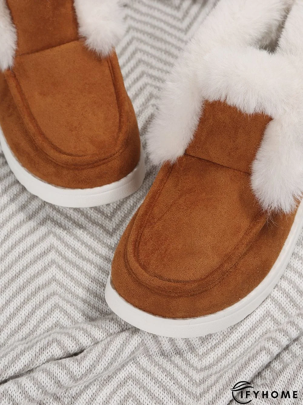 Split Joint Furry Boots | IFYHOME