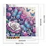 Schmetterling und Blume - speziell geformtes Diamond Painting - 30*30cm