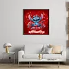 Red Heart Stitch-11CT Stamped Cross Stitch 40*40cm/15.75*15.75in