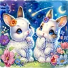 Kaninchen - speziell geformte Diamantmalerei - 30 * 30cm