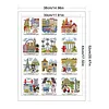 Magazine-European Travel Maps-14CT Stamped Cross Stitch Egyptian Cotton 38*52cm/14.96*20.47in tapestrymarket