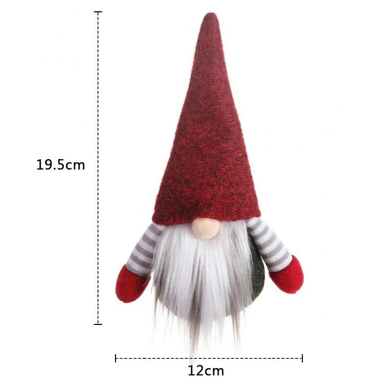 New Year 2022 Christmas Elf Doll Ornaments Xmas Tree Hanging Pendant Navidad 2021 Santa Kids Gift Christmas Home Decoration