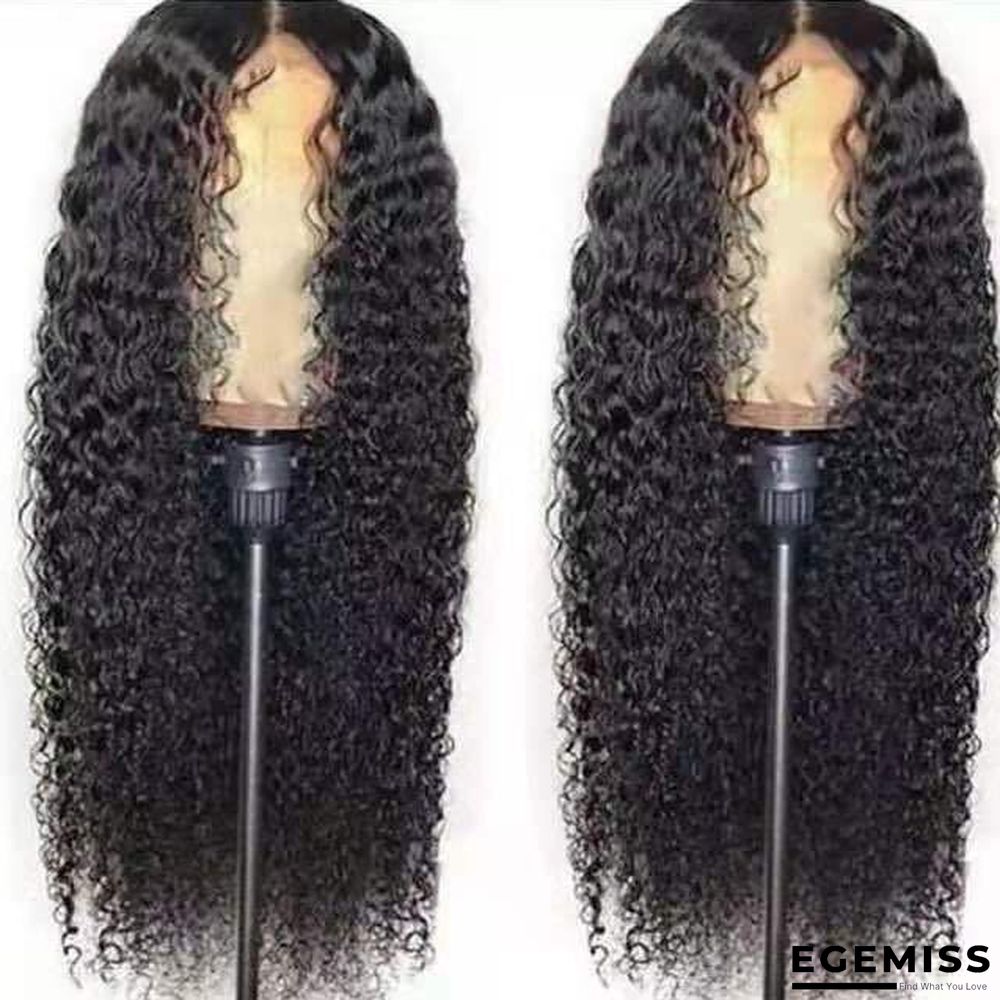 Black Medium Split Small Curly Wig Head Cover | EGEMISS