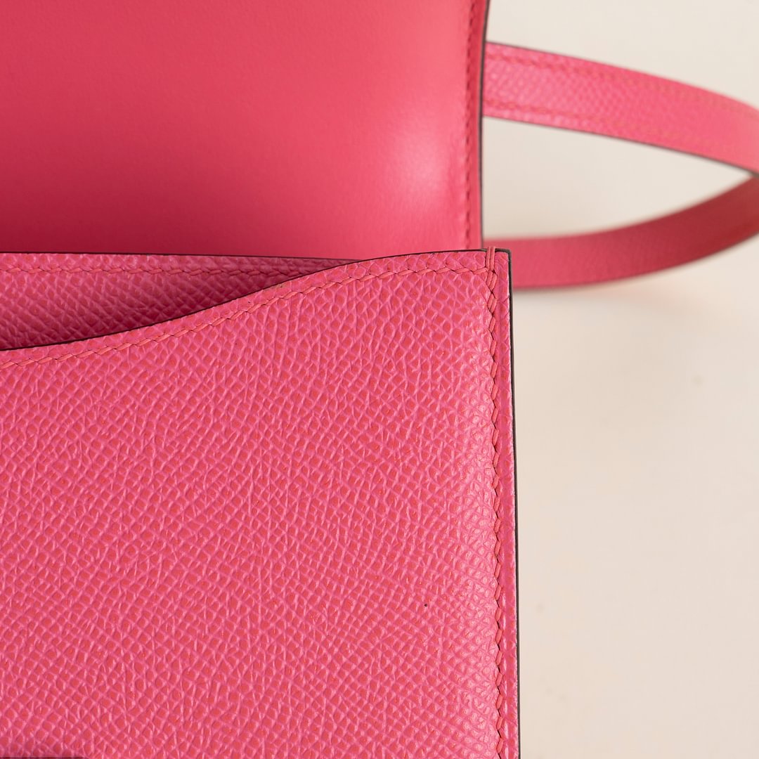 Constance 18CM Epsom 8W Rose Azalee  GHW