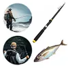 Carbon Fiber Fishing Rod Telescopic Spinning Rod Travel Rod Fishing Accessories