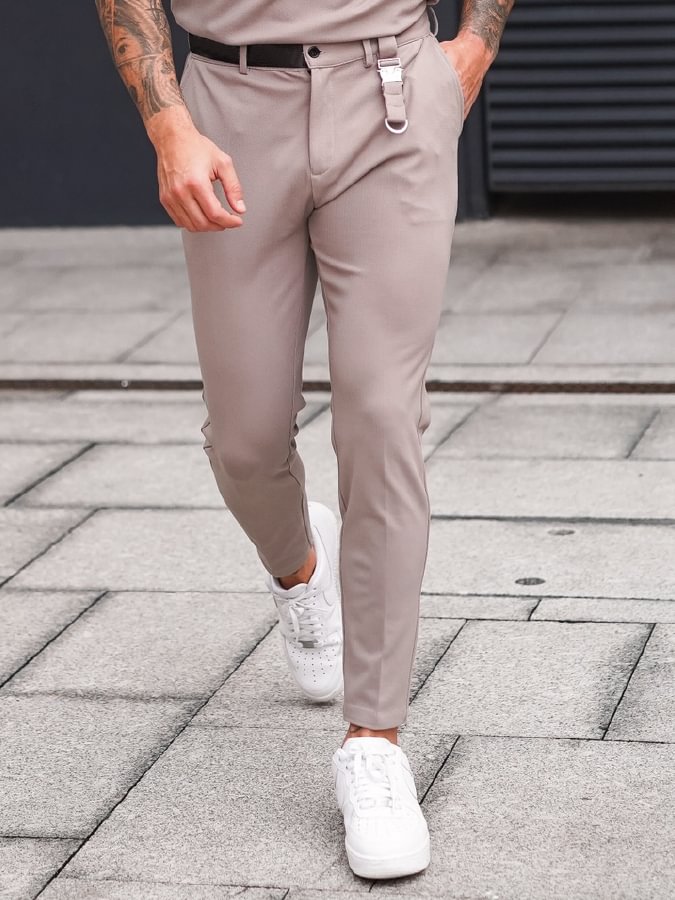 Men's Casual light brown trousers