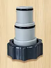 Threaded Connection Pumps Leak-proof Pool Hose Conversion Connector for 1.5&1.25 Inch Hoses Multi-Use for Swimming Pools Outdoors Activities Water Play