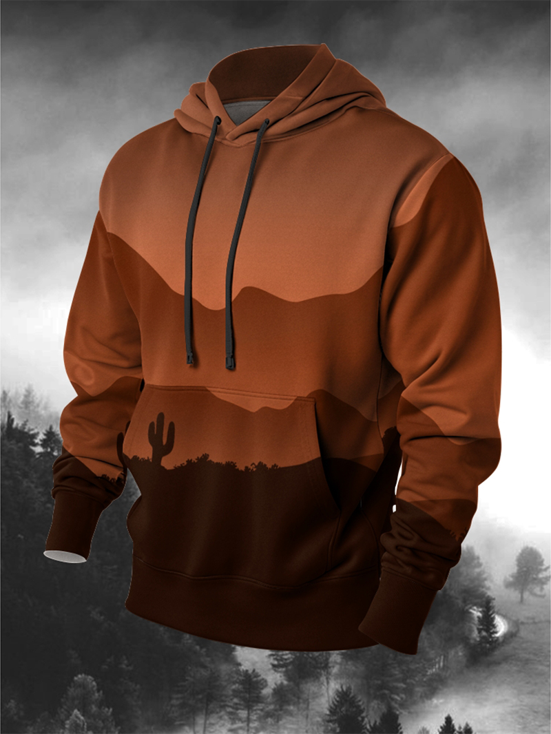 Men's Wasteland Print Hoodie