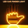 Hand Gesture Light with Remote LED Car Back Window Sign Car Finger Light for Car