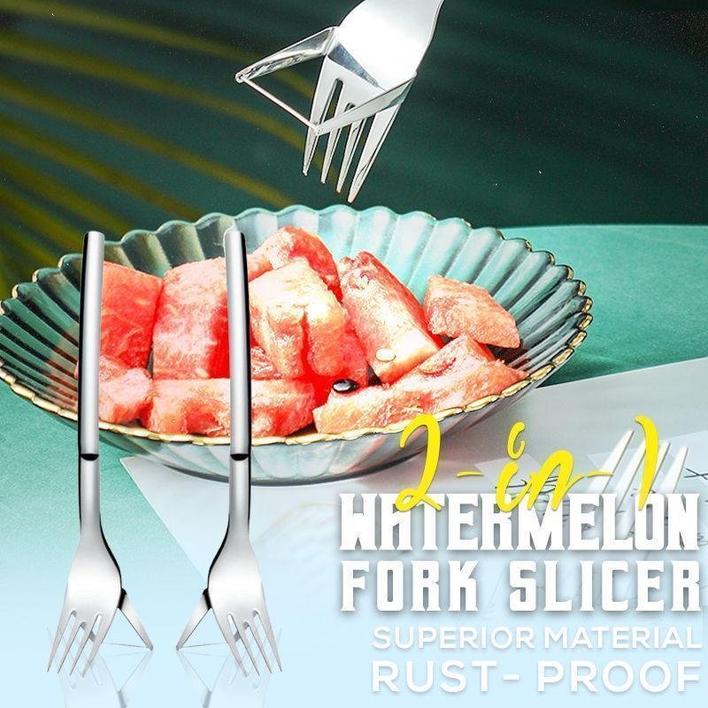 2-in-1 Watermelon Fork Slicer