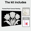 uk.everydayedeals DIY Pearl Painting With Frame - Handmade Self-Adhesive Pearls - Tulip(20*30cm)