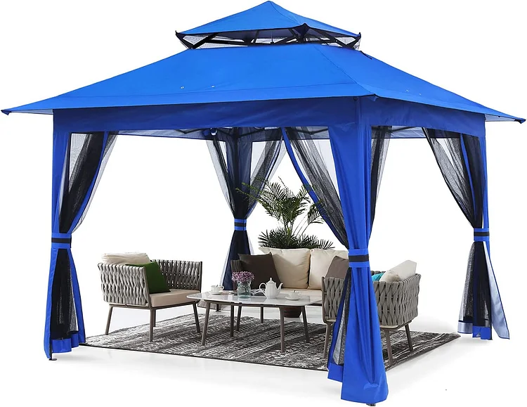 🔥kukelife🔥Docenin™Outdoor Canopy Tent with Mosquito Netting for Patio Garden Backyard