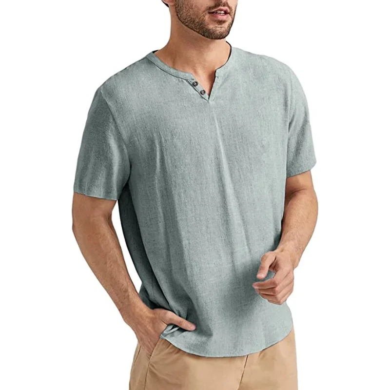 2023 Men's Linen Shirts