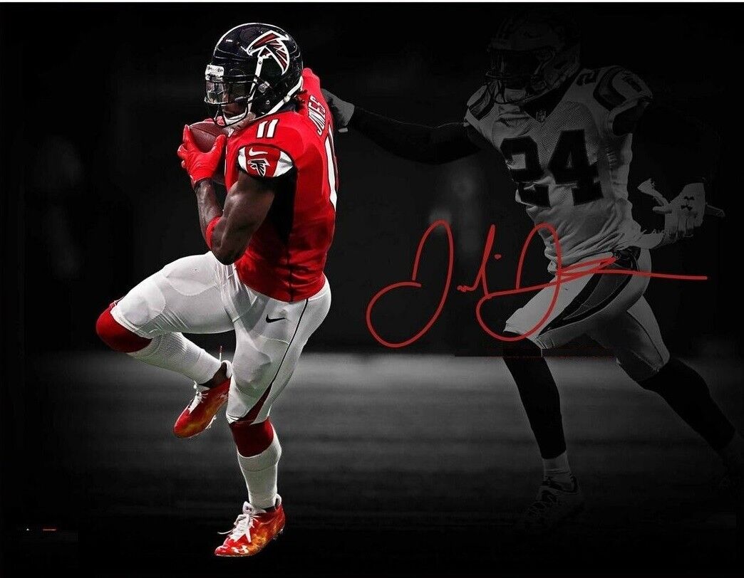 Julio Jones Autographed Signed 8x10 Photo Poster painting ( Falcons ) REPRINT