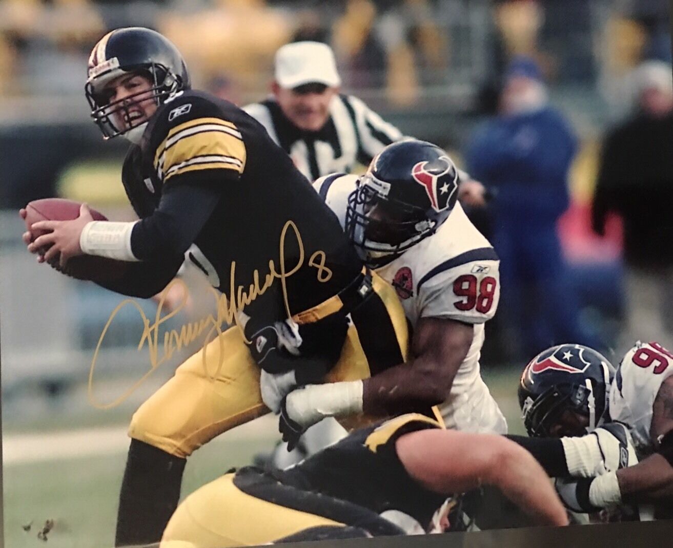 Tommy Maddox AUTOGRAPH PITTSBURGH STEELERS Hand Signed 8x10 Photo Poster painting