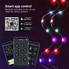 Outdoor LED leather wire light three-wire IP65 waterproof sunscreen app remote control DIY color light string