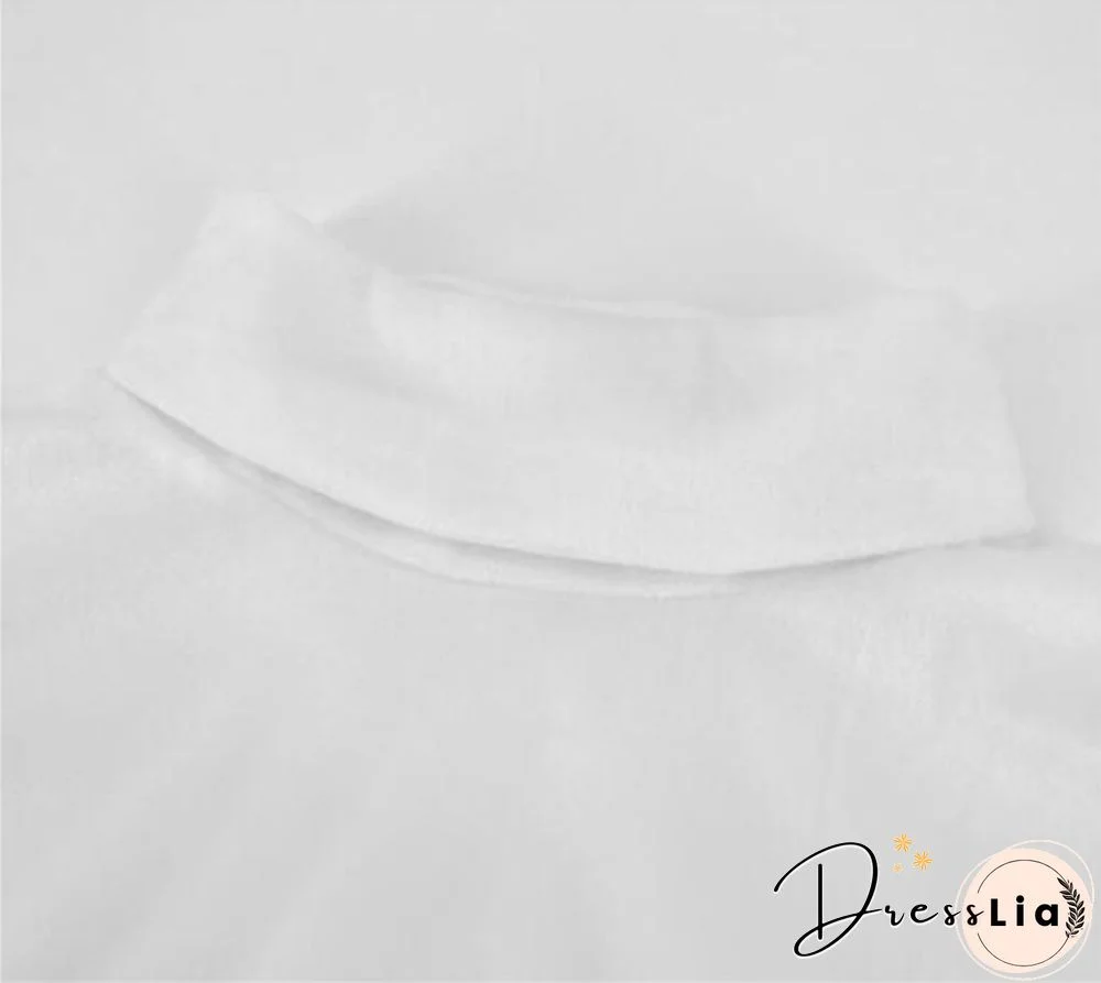 Fall/Winter Fashion Turtleneck High Collor Dresses Solid Color Bodycon Mini Casual Pullover Dresses