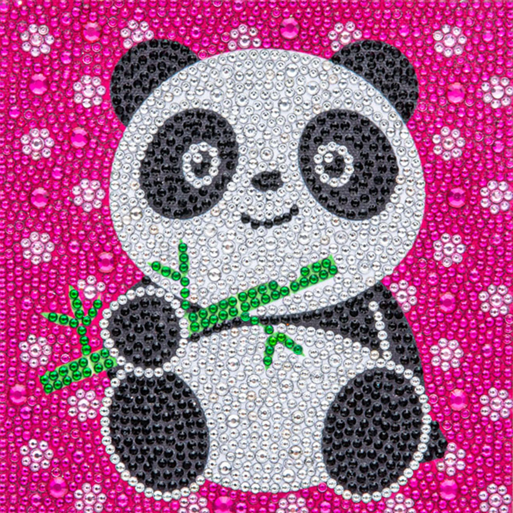 

Panda - Crystal Round Drill Diamond Painting - 15*15CM, 501 Original