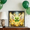 Clover Wings komplette DIY-5D-Runden-Bohrer Diamant-Kunstkits f&uuml;r Hauswanddekoration 40x40 cm