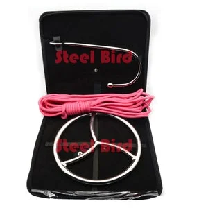 pornhint Pornhint Shibari Triskele Ring Set Stainless Steel Chastity Bondage Suspension Ring Adult Porn Sex Toys