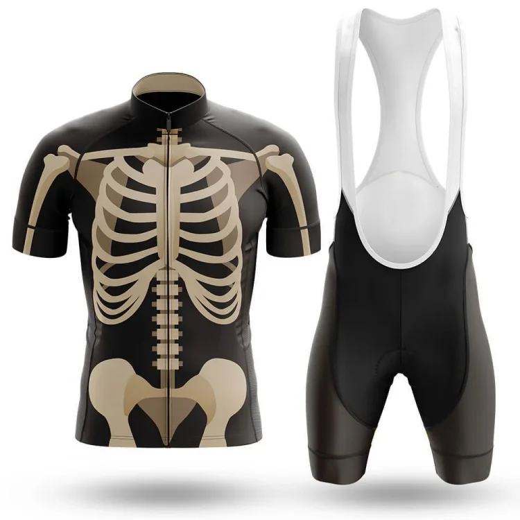 Retro Skeleton Men's Short Sleeve Cycling Kit