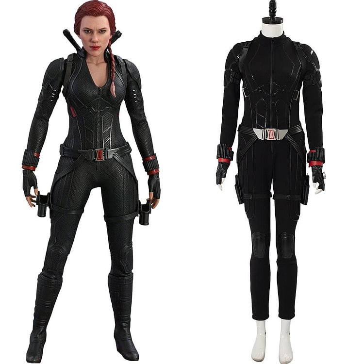 Avengers 4 : Endgame Black Widow Natasha Romanoff Outfit Cosplay Costume Halloween Carnival Suit