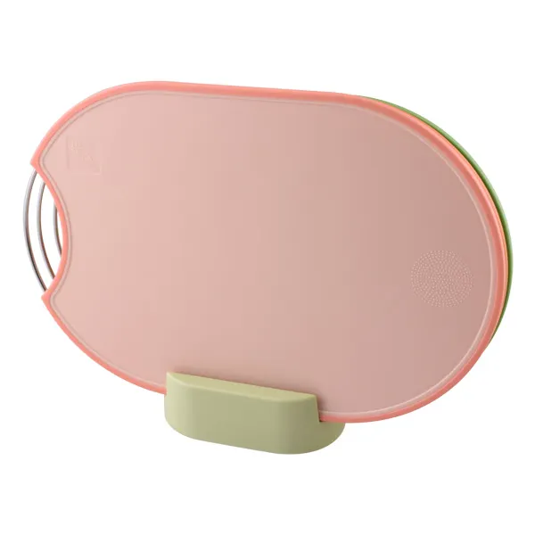 3-Piece Curved Cutting Board Set with Holder